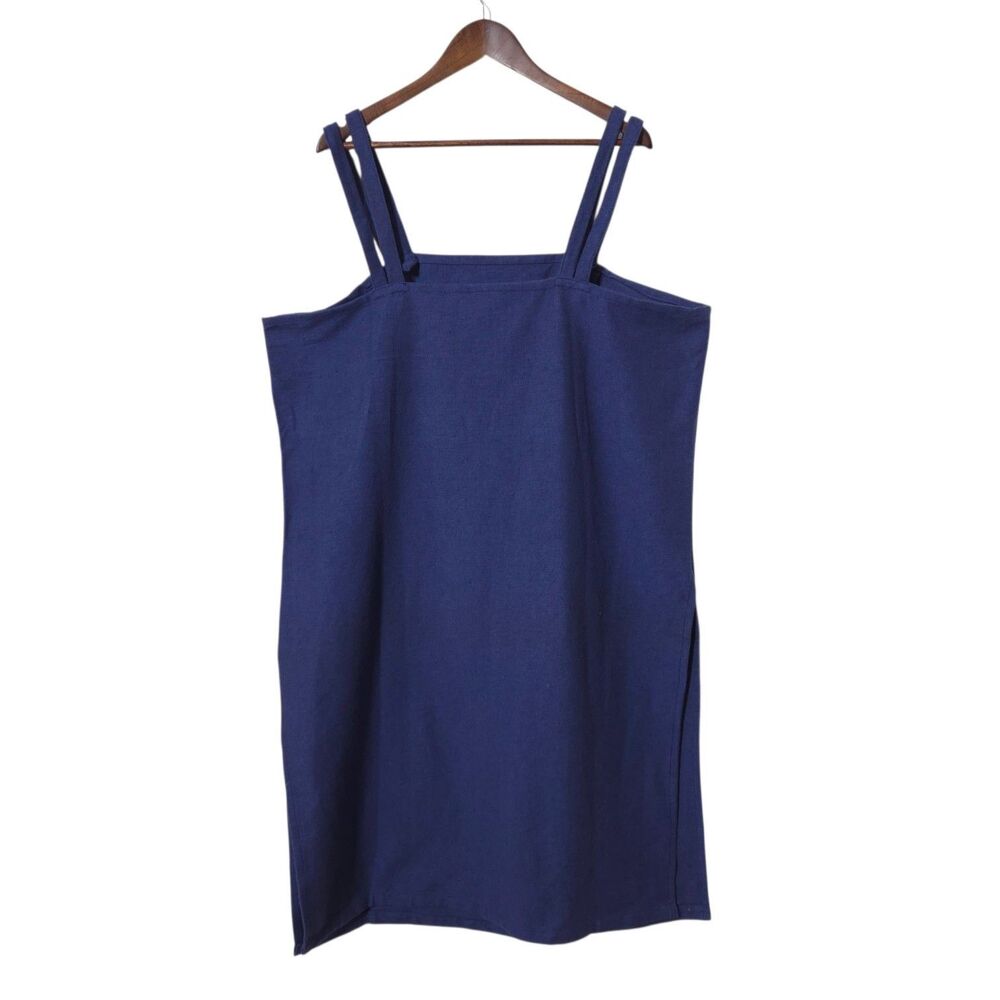 Burgschneider Dress XXL 2XL Blue Medieval Renaissance Norse Sleeveless Womens